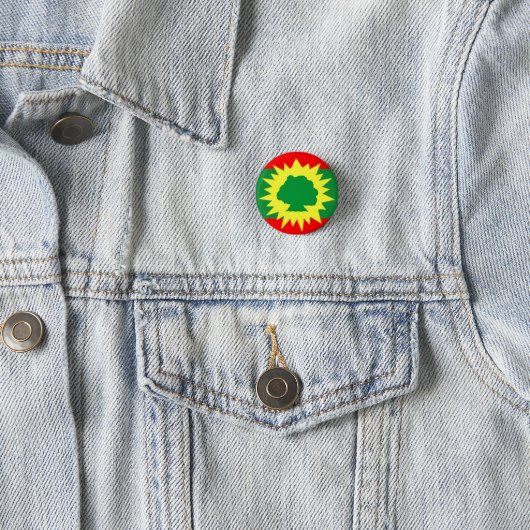 Oromia flag on button 缶バッジ (インサイチュ)