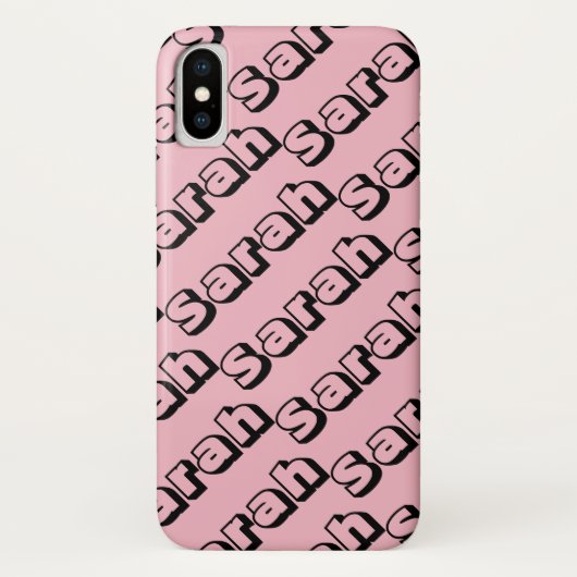 Orphan Blackのサラ。ブロックを開くフォント Case-Mate iPhoneケース (裏面)