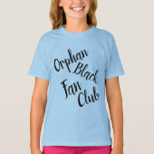 Orphan Black Fan Club tiltyスクリプ書ト Tシャツ (正面)