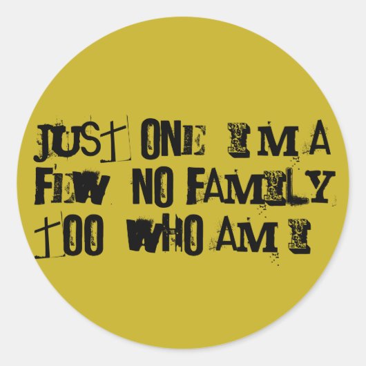 Orphan Black SESTRAパスフレーズ ラウンドシール (正面)