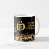 Orpheus Choir Wellingtonロゴマグカップ コーヒーマグカップ (正面右)