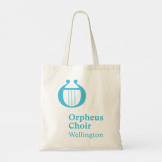 Orpheus Choir Wellington Tote Bag -ターコイズロゴ トートバッグ