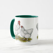 Orpington: 白い組 マグカップ (正面左)