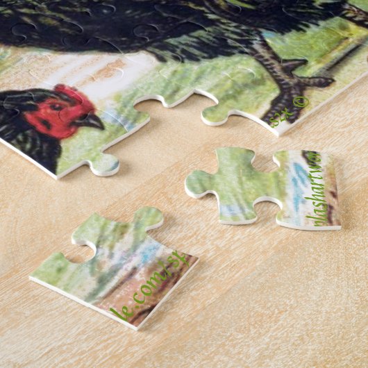 "Orpingtons~Chicken " ジグソーパズル (側面)