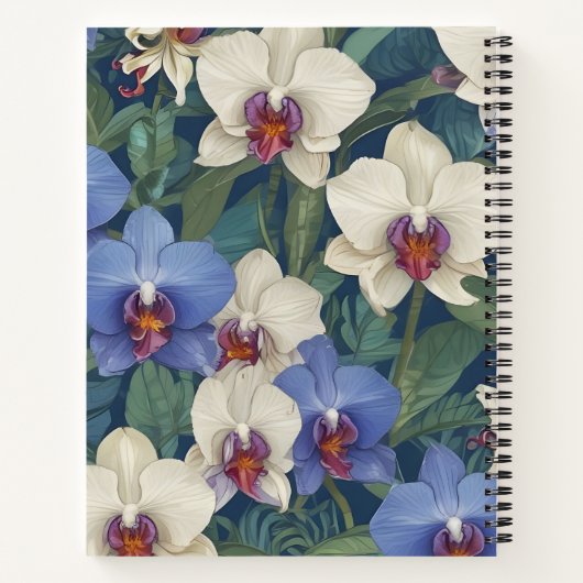 Orquídeas ノートブック (裏面)