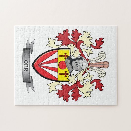 Orrの家紋の紋章付き外衣 ジグソーパズル (横)