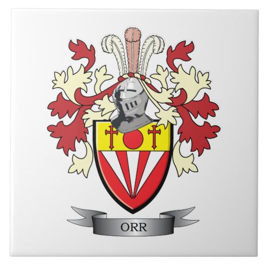 Orrの家紋の紋章付き外衣 タイル (正面)
