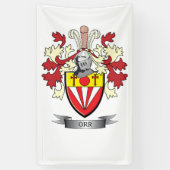 Orrの家紋の紋章付き外衣 横断幕 (縦)