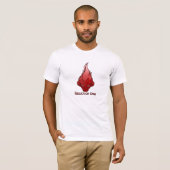 Orrの白いティーの赤のロゴの遺物 Tシャツ (正面フル)