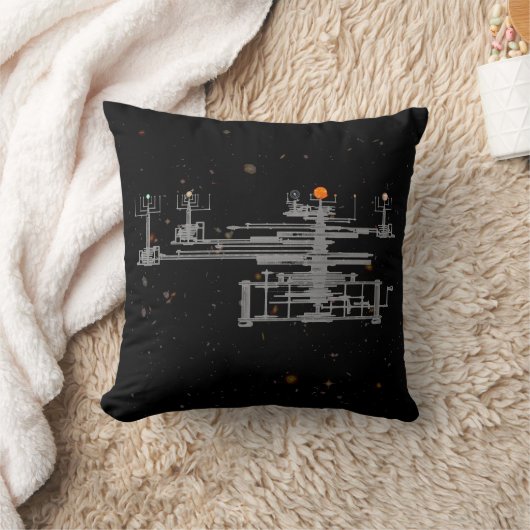 Orreryの宇宙の惑星の地球の月そして惑星 クッション (ブランケット)