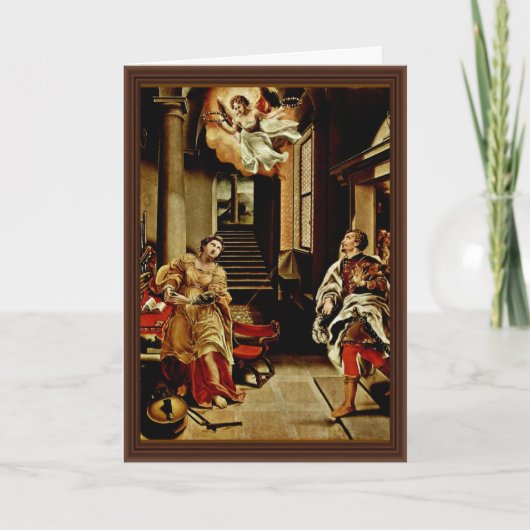 Orsi Lelio (Be)による聖セシリアと聖カノコソウ カード (正面)