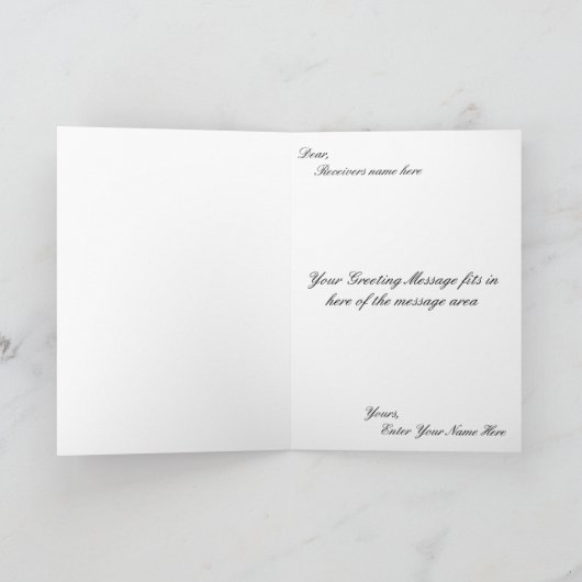 Orsi Lelio (Be)による聖セシリアと聖カノコソウ カード (内部)