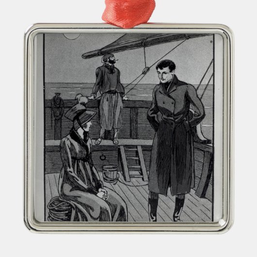 Orsoと失敗Nevil間の会合 メタルオーナメント (正面)