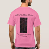 ORTAPALOOZA Tシャツ (裏面)