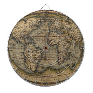Orteliusの世界地図のダート盤 ダーツボード