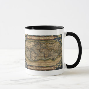 Orteliusの世界地図1570のマグ マグカップ