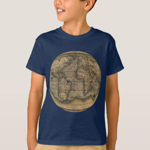 Orteliusの世界地図 Tシャツ