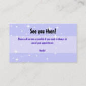 Orthodontist.Braces.Dental.Appointmentのメモ 予約カード (裏面)