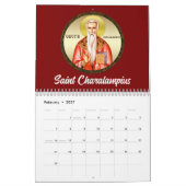 Orthodox calendar 2025 カレンダー (2月 2027)