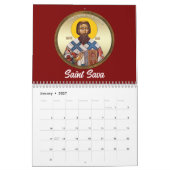 Orthodox calendar 2025 カレンダー (1月 2027)