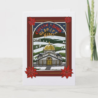 Orthodox Christian Christmas greeting card カード