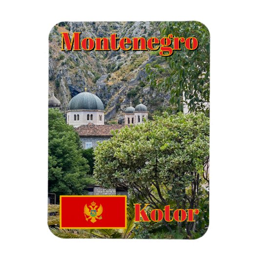 orthodox churches in Kotor, Montenegro travel マグネット (縦)