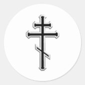 Orthodox cross ラウンドシール (正面)