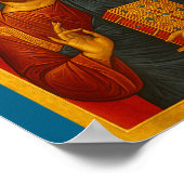 Orthodox Icon Of Jesus Christ Pantocrator  ポスター (角)