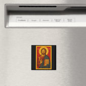Orthodox Icon Of Jesus Christ Pantocrator  マグネット (インサイチュ (食洗機))