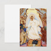 Orthodox Resurrection Holy Card サンキューカード (正面/裏面)