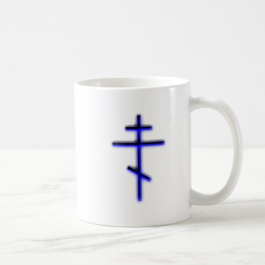 orthodoxes Kreuz orthodox cross コーヒーマグカップ (右)