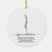 Orthopedic doctor Chiropractic セラミックオーナメント (正面)