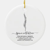 Orthopedic doctor Chiropractic セラミックオーナメント (裏面)