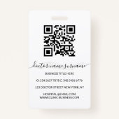 Orthopedic Massage Therapist doctor chiropractic バッジ (裏面)