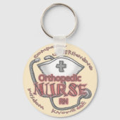 Orthopedic Nurse custom name keychain  キーホルダー (正面)