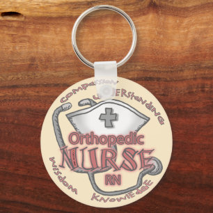 Orthopedic Nurse custom name keychain キーホルダー