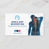 Orthopedic Recovery Business | White Barcode 名刺 (裏面)