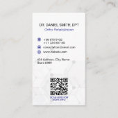 Orthopedic Rehab Clinic | Modern White 名刺 (正面)