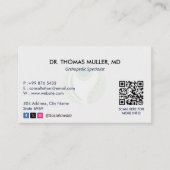 Orthopedic Specialis Business | Modern Appointment 名刺 (正面)