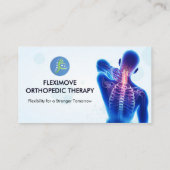 Orthopedic Therapy Clinic | Modern White 名刺 (裏面)