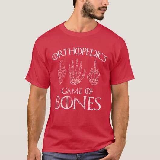 Orthopedics Game of Bones Surgeon Doctor Gift retr Tシャツ (正面)