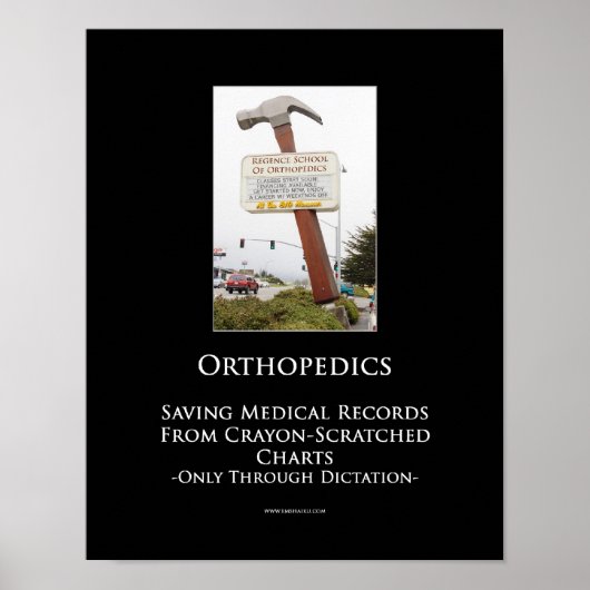 Orthopedics Motivational Poster ポスター (正面)