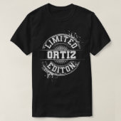 ORTIZ名字おもしろいファミリーツリー誕生日懇親会G Tシャツ (デザイン正面)