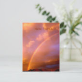 ortiz山上の虹 ポストカード (スタンド正面)