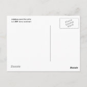 ortiz山上の虹 ポストカード (裏面)