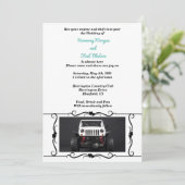 ORVブラック&ホワイトGPオフロード結婚4X4 招待状 (スタンド正面)