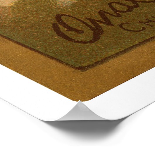 Orval Overall Cubs Baseball 1911 ポスター (角)