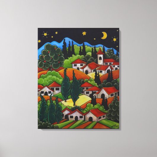 Orvieto Italy絵を描's - Canvas Print キャンバスプリント (正面)