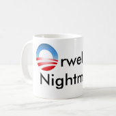 Orwelianの悪夢 コーヒーマグカップ (正面左)