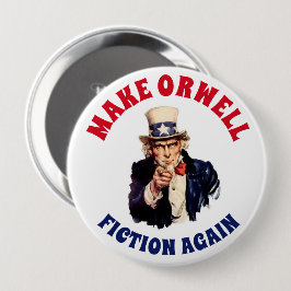 ORWELLのフィクションを再度作って下さい 缶バッジ